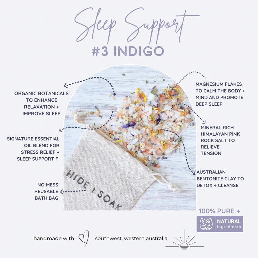 Indigo Sleep Support Bath Salts